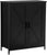 WEENFON Bathroom Storage Cabinet, Bathroom Cabinet with 2 Doors & 1 Shelf