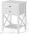 Rolanstar Nightstand with Charging Station, Night Stand with 2 Drawers, 2 AC and USB Power Outlets