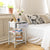 White Nightstand with Charging Station, Bed Side Table Night Stand with Drawers & Storage Shelf