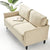 ZINUS Jackie Loveseat Sofa/Easy, Tool-Free Assembly, Beige