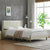 YUHUASHI Upholstered Platform Bed Frame/Queen Bed Frame