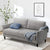 Zinus Classic Upholstered 71in Sofa/Living Room Couch, Soft Grey