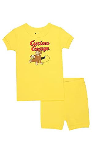Version 1.0.0 Curious George Baby Girls' 2-Piece Pajama Set, BANANA GEORGE, 12-18M - Image 1