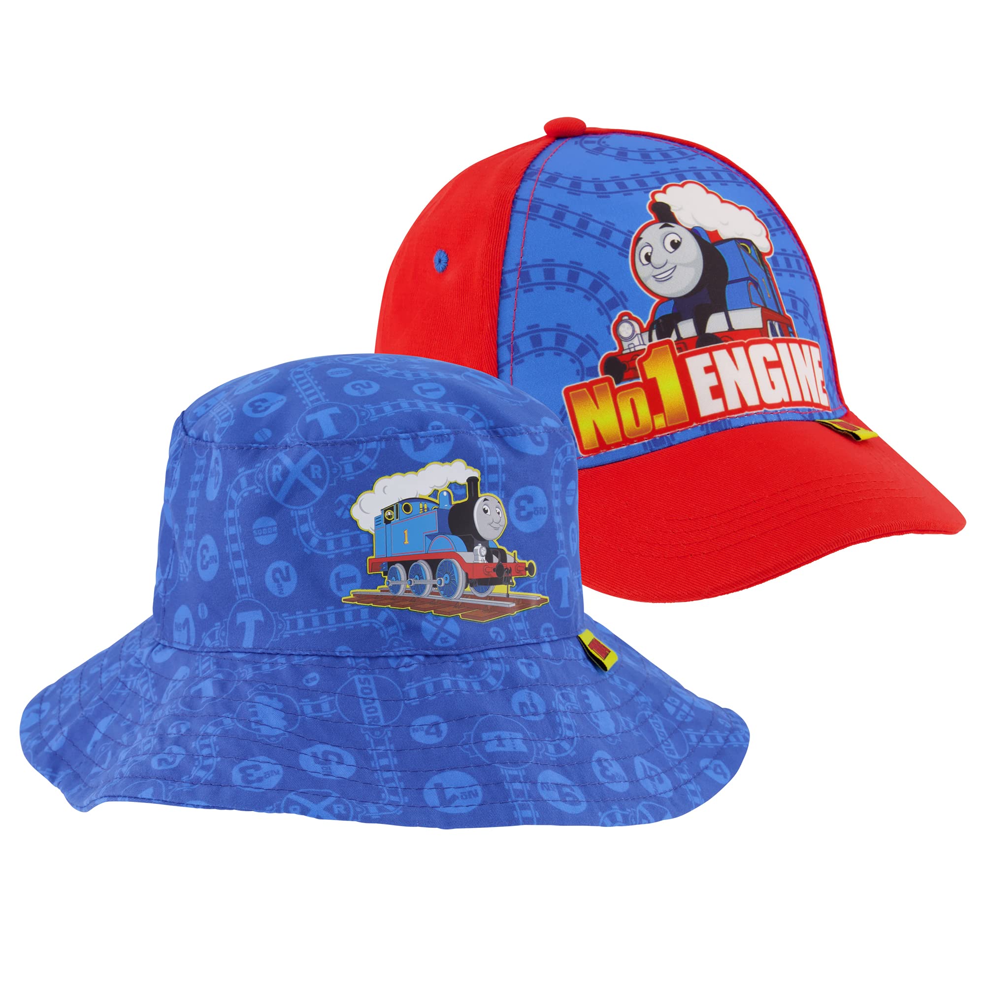 Version 1.0.0 Mattel Toddler Sun Hat, Or Thomas & Friends Kids Bucket Hat and Matching Baseball Cap for Boys, Age 2-4 - Image 1